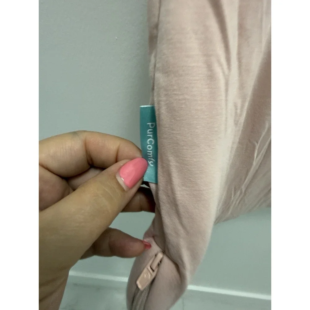 PurComfy LuxeDream Sleep Sacks 3-6M 1.0 TOG Lot 2 Pink Sage Zip Wearable Blanket